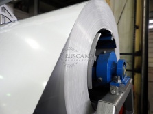 Steel coil rewinding line